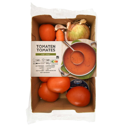 Boîte de repas | Soupe de tomates | 3,99 €/kg | 1,1 kg