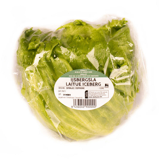 Salade iceberg |Emballée | 1,19 €/pc | 1 pc