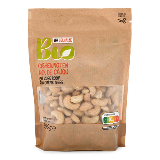 Noix de cajou | Crème aigre | Bio | 29,75 €/kg | 200 gr