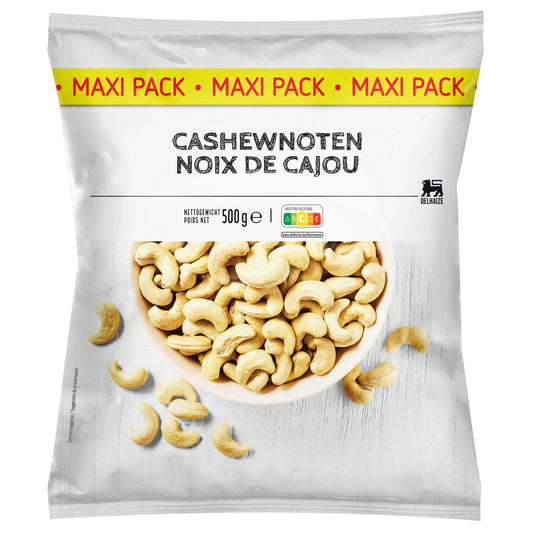 Noix de cajou | non torréfiées | 14,38 €/kg | 500 gr