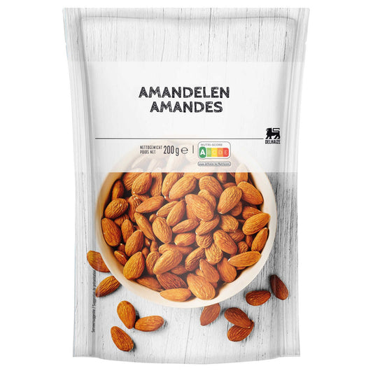 Amandes | Peau | 12,75 €/kg | 200 gr