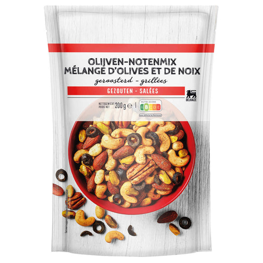 Mélange noix et olives | 12,45 €/kg | 200 gr
