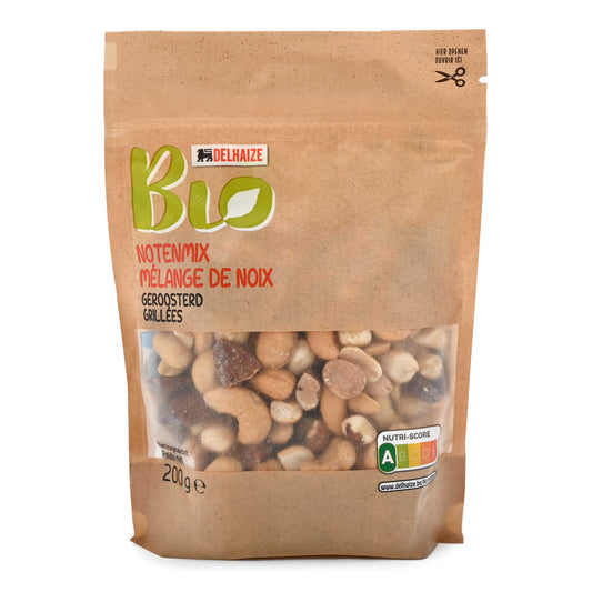 Melange | de noix grillees | bio | 32,45 €/kg | 200 gr