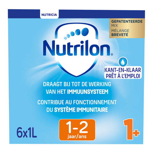 Lait de croissance | Liquide | 1+ | 2,14 €/l | 6 x 1 l