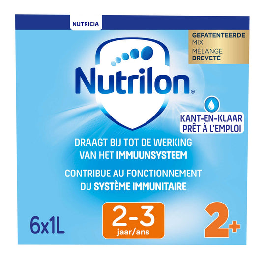Lait de croissance | Liquide | 2+ | 2,33 €/l | 6 x 1 l