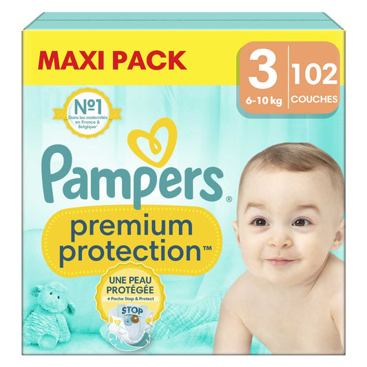 Langes | Taille 3 | Maxi Pack | 0,38 €/pc | 102 pc
