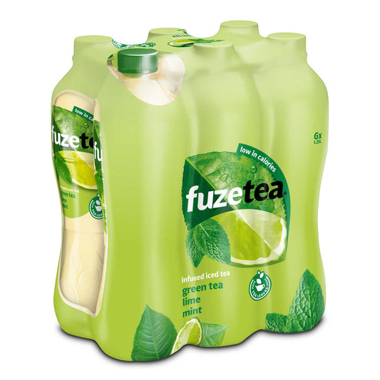 Thé vert | Lime Mint | PET | 1,77 €/l | 6 x 1,25 l
