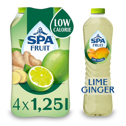 Limonade | Non Pétillant | Lime-Ginger | PET | 1,75 €/l | 4 x 1,25 l