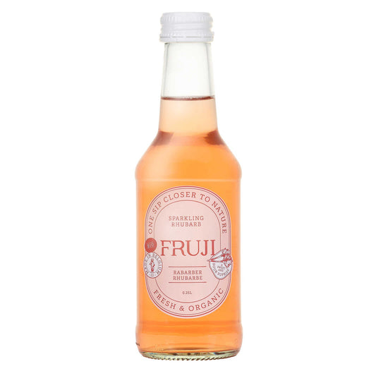 Fruji | Pétillant | Rhubarbe | Bio | 9,96 €/l | 25 cl