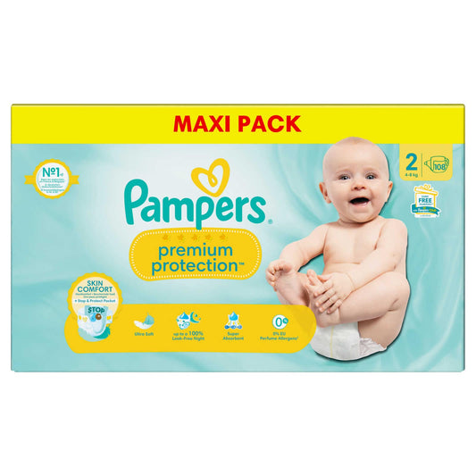 Langes | Taille 2 | Maxi Pack | 0,33 €/pc | 108 pc