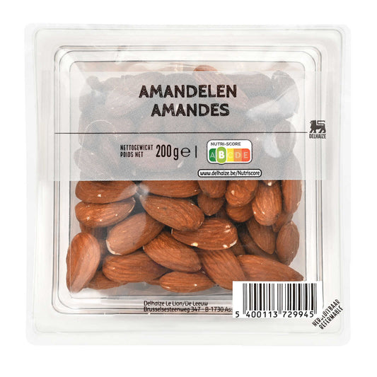 Amandes | Naturelles | 19,95 €/kg | 200 gr