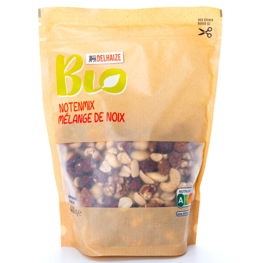 Melange | 5 noix | Bio | 22,23 €/kg | 400 gr