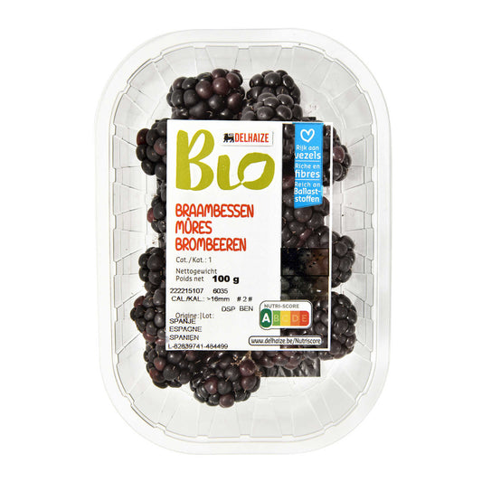 Mûres | Bio | 33,90 €/kg | 100 gr