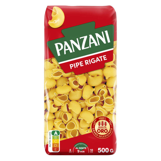 Pâtes | Pipe Rigate | 4,98 €/kg | 500 gr