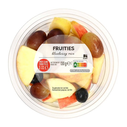 Fruit | pomme | raisin | myrtille | 17,31 €/kg | 130 gr