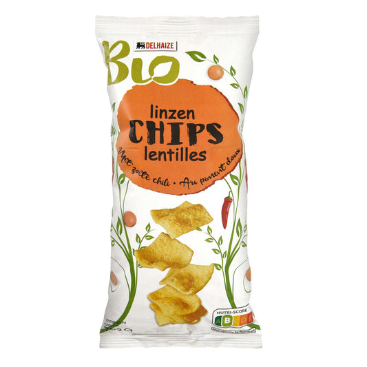Chips | Lentilles | Sweet Chili | Bio | 24,67 €/kg | 75 gr