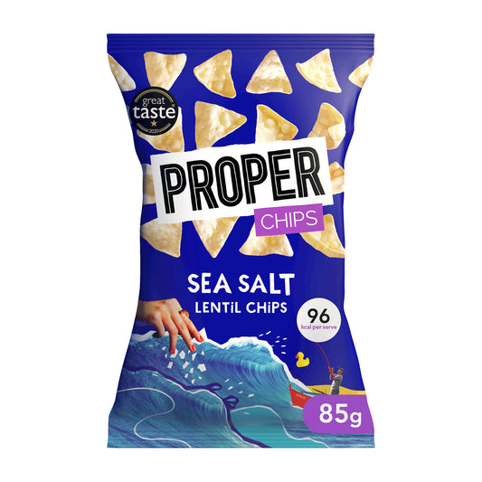 Chips | Lentilles | Sel de mer | 36,35 €/kg | 85 gr