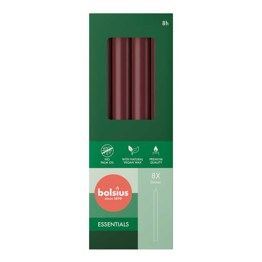 Bougies | 230/20 | Rouge | 0,69 €/pc | 8 pc