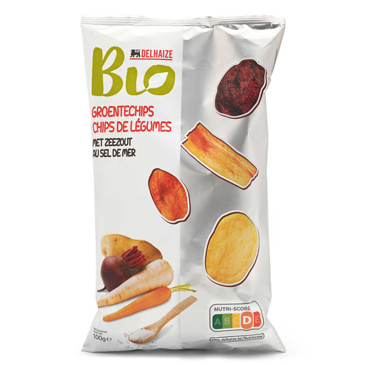 Chips | Légumes | Bio | 19,90 €/kg | 100 gr