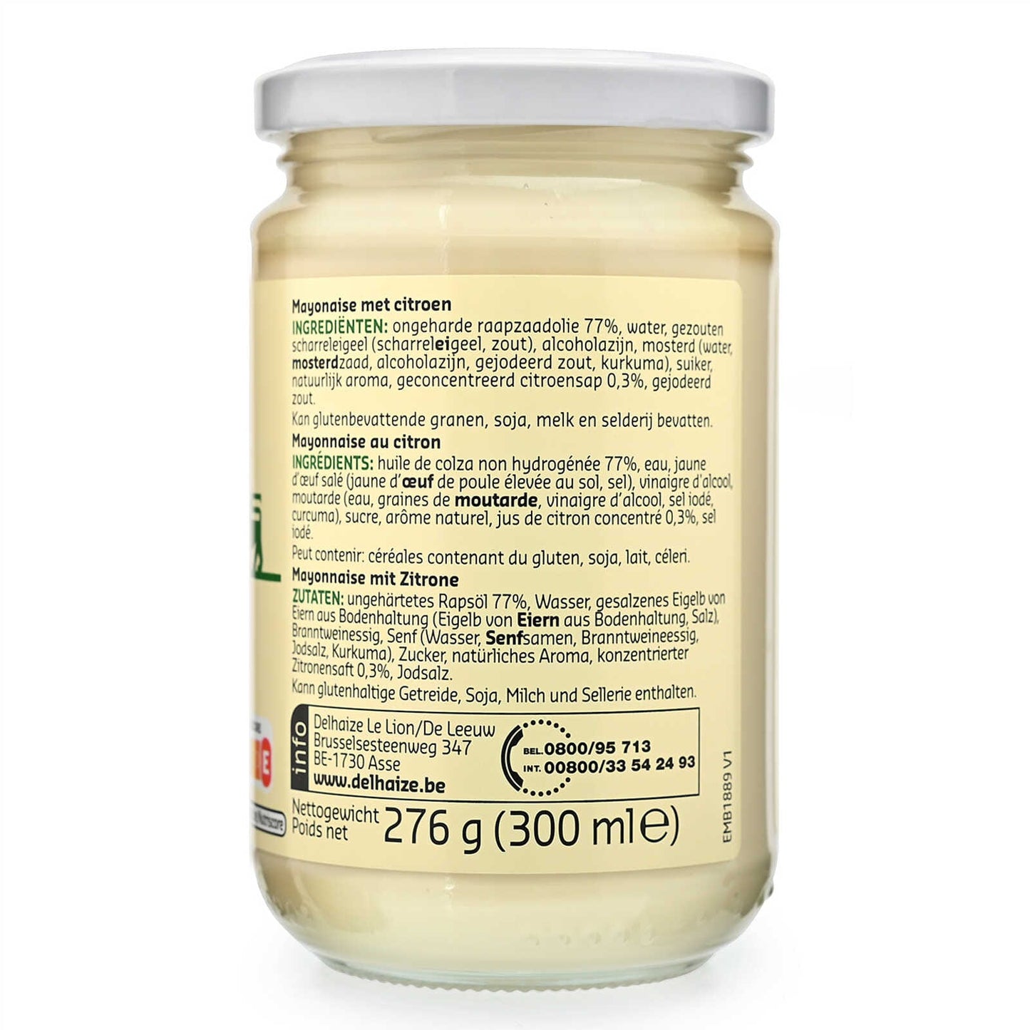 Mayonnaise | Citron | 3,63 €/l | 30 cl