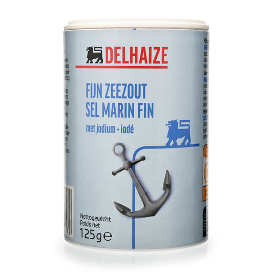 Sel marin | Fin | Iodé | 5,52 €/kg | 125 gr