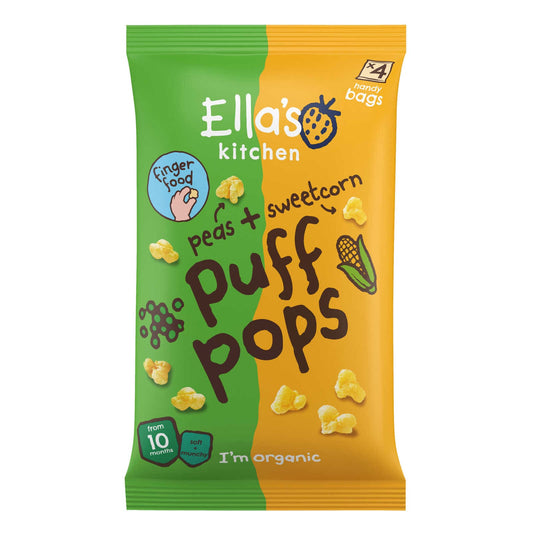Soufflé de mais | Mais Petits pois | 10M | Bio | 83,06 €/kg | 4 x 9 gr