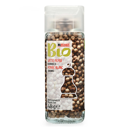 Epices | Poivre | Blanc | Grains | Bio | 44,79 €/kg | 48 gr