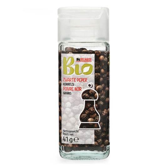 Epices | Poivre | Noir | Grains | Bio | 38,78 €/kg | 41 gr