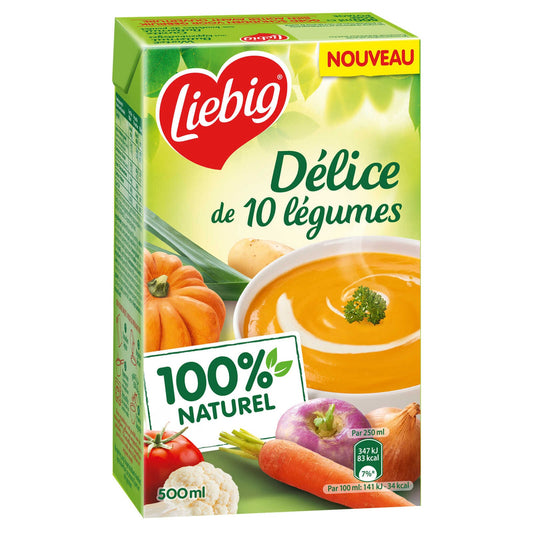 Soupe | 10 Légumes | 6,38 €/l | 50 cl