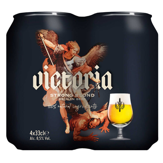 Bière blonde | 8,5% Alc. | Canette | 5,30 €/l | 4 x 33 cl