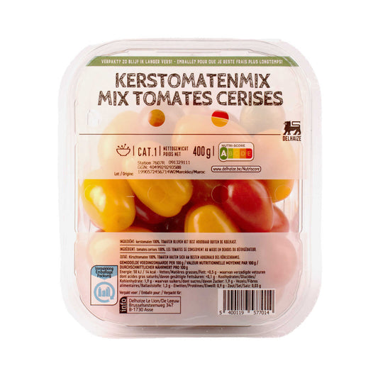 Tomates cerises | Mix | 8,23 €/kg | 400 gr