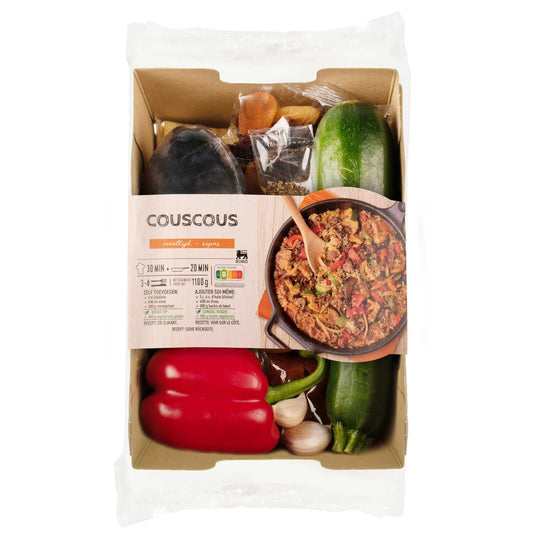 Boîte de repas | Couscous | 5,35 €/kg | 1,1 kg