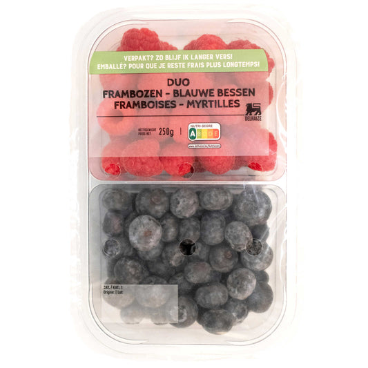 Framboises - Myrtilles | Duo | 23,96 €/kg | 250 gr