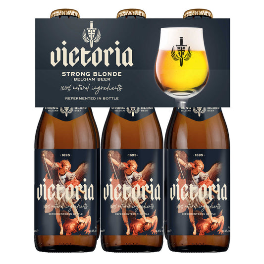Bière blonde | 8,5% Alc. | Bouteille | 4,39 €/l | 6 x 33 cl
