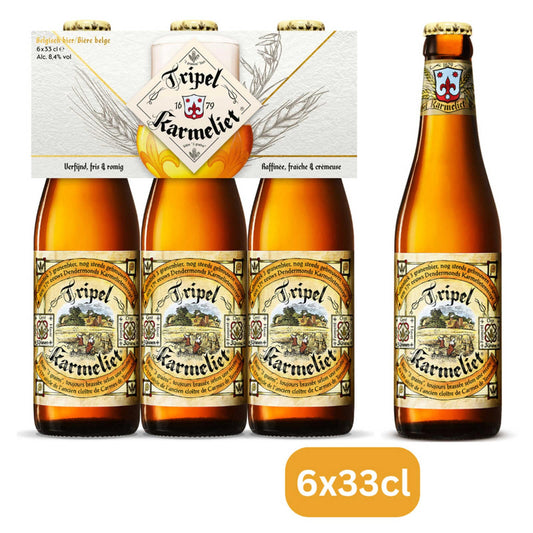 Bière blonde | Tripel | 8,4% alc. | Bouteille | 4,87 €/l | 6 x 33 cl