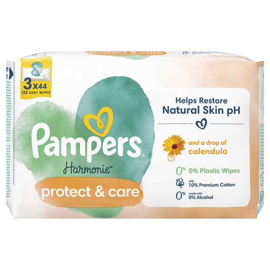 Lingettes | Protect & Care | 0,08 €/pc | 3 x 44 pc