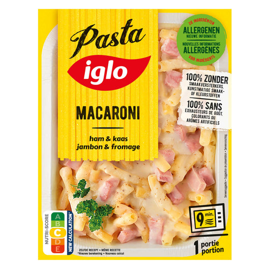 Macaroni | Jambon-fromage | 8,64 €/kg | 450 gr