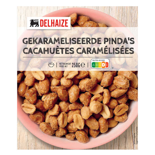 Cacahuètes | Caramel | 5,00 €/kg | 250 gr