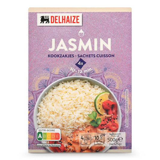Riz | Thai | Jasmin | Sachet | 2,38 €/kg | 4 x 125 gr