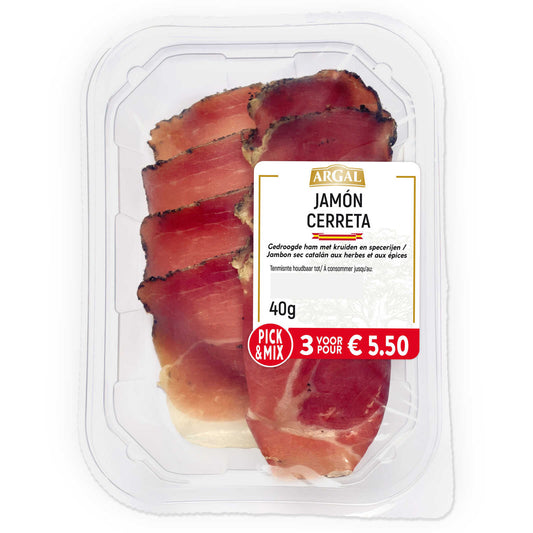 Jambon cerreta | 50,00 €/kg | 40 gr