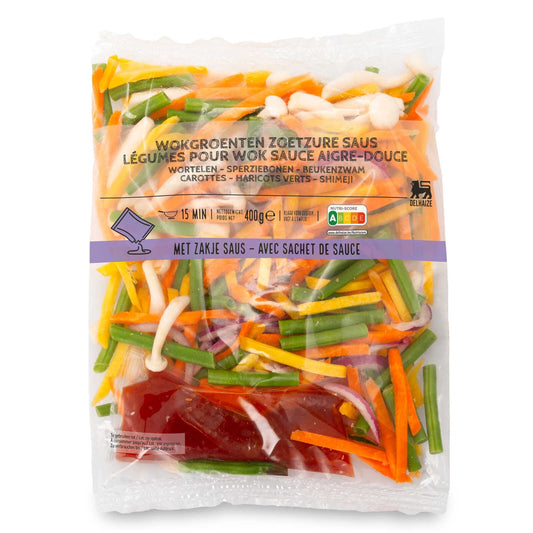 Légumes wok | Sauce aigre-doux | 9,98 €/kg | 400 gr