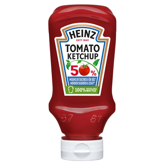 Ketchup | Tomates | -50% sucre et sel | 10,86 €/l | 22 cl