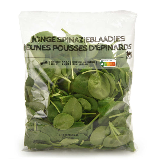 Jeunes pousses d'épinards | 9,95 €/kg | 200 gr
