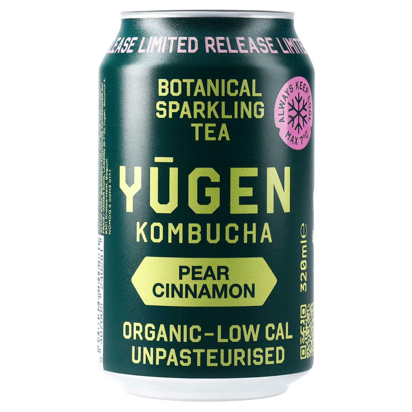 Kombucha | Raw | Poire | Cannelle | Bio | 7,78 €/l | 32 cl