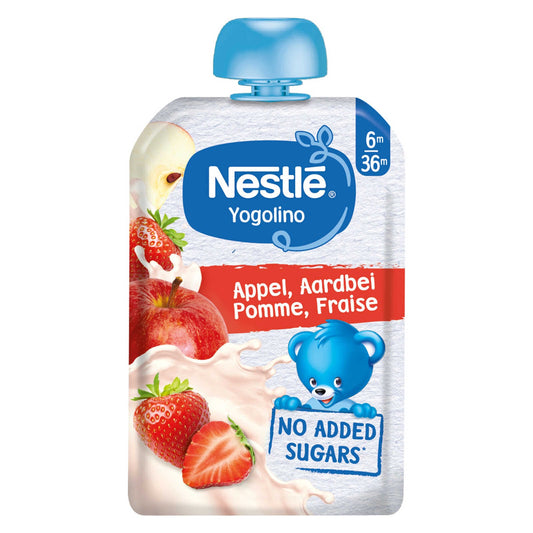 Laitage | Pomme Fraise | gourde | 6 mois | 15,20 €/kg | 100 gr