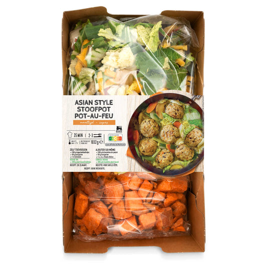 Boïte de repas | Pot au feu Aziatique | 6,68 €/kg | 1,032 kg