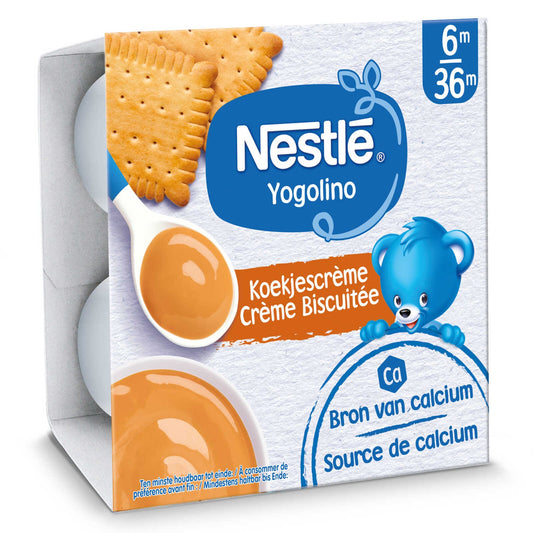 Laitage | Crème Biscuitée | Bébé | 6 mois | 7,73 €/kg | 4 x 100 gr