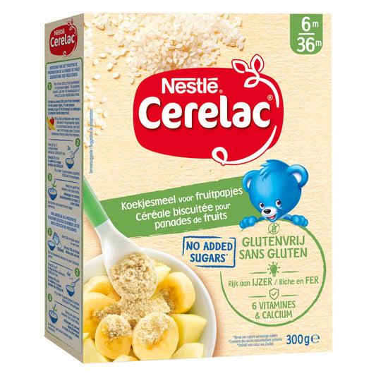 Céréale Biscuitée | Sans Gluten | Bébé | 4m | 17,30 €/kg | 300 gr