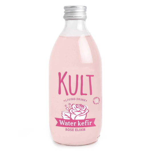 Kult | Kefir de fruits | Rose elixir | Bio | 8,15 €/l | 33 cl