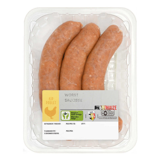 Saucisse | Poulet | Beb | 14,38 €/kg | 400 gr
